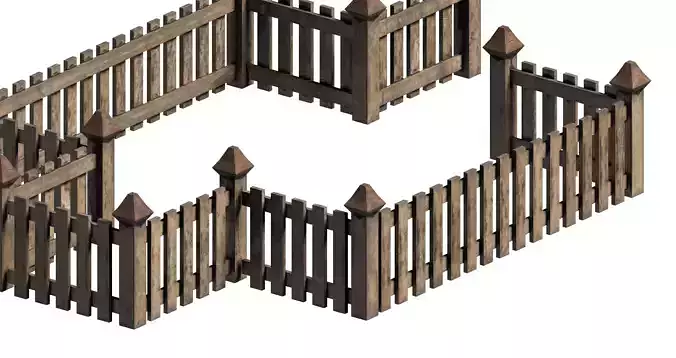 Medieval fence set