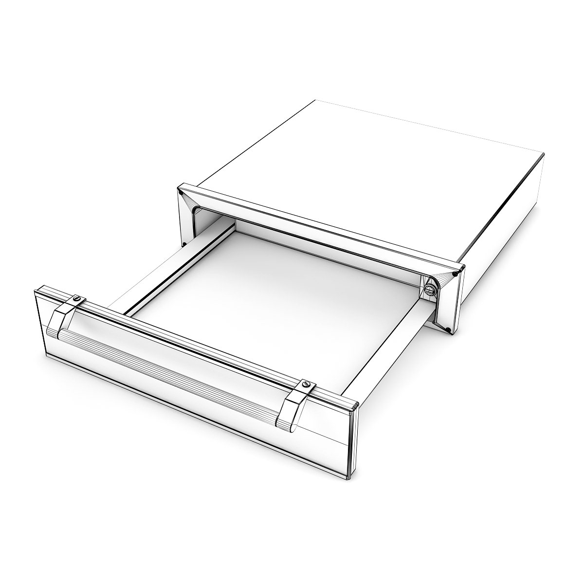 Built in Electric Plate Warmer 2 3D model_2