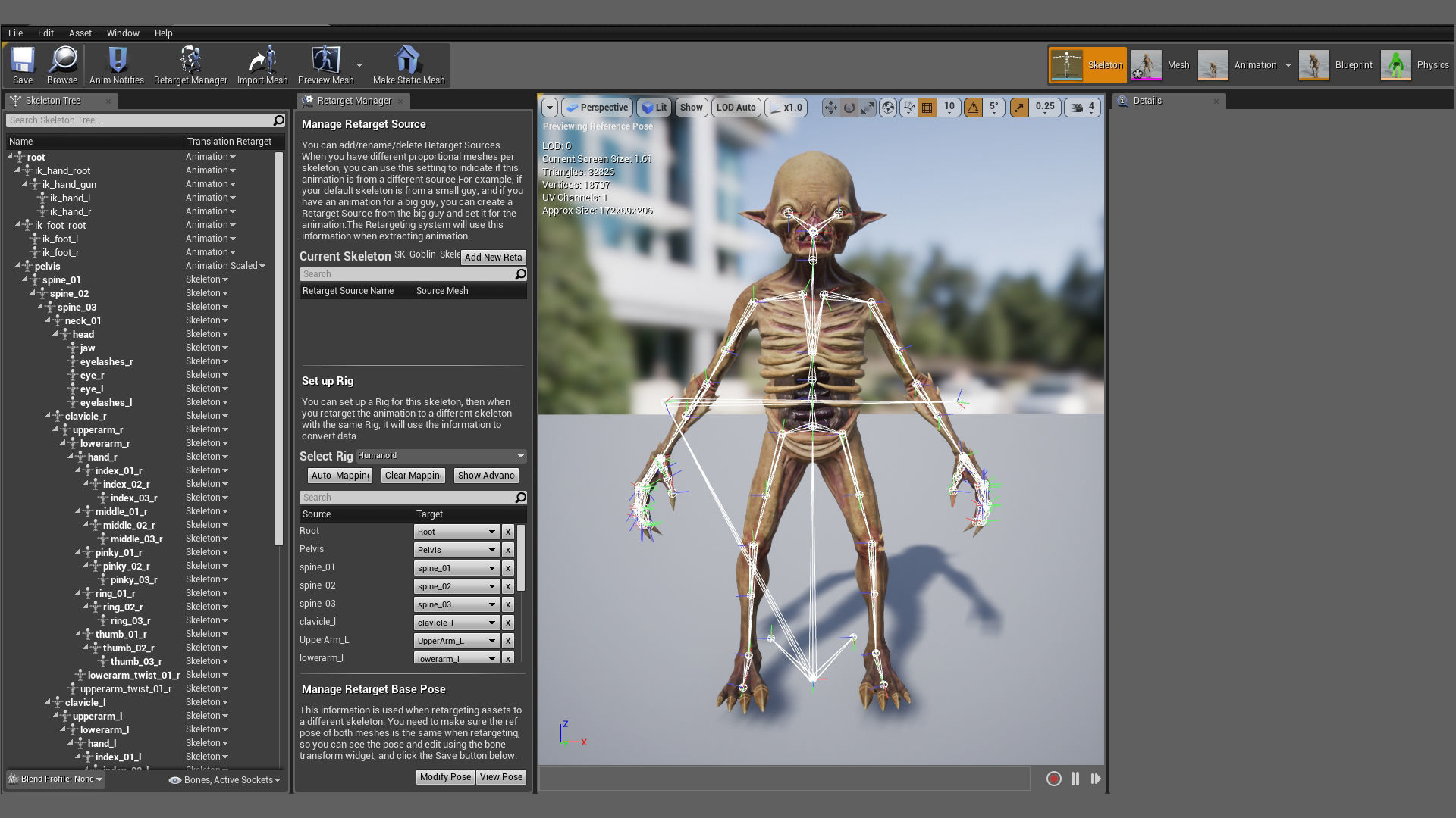 Ripper Goblin Low-poly 3D model_5