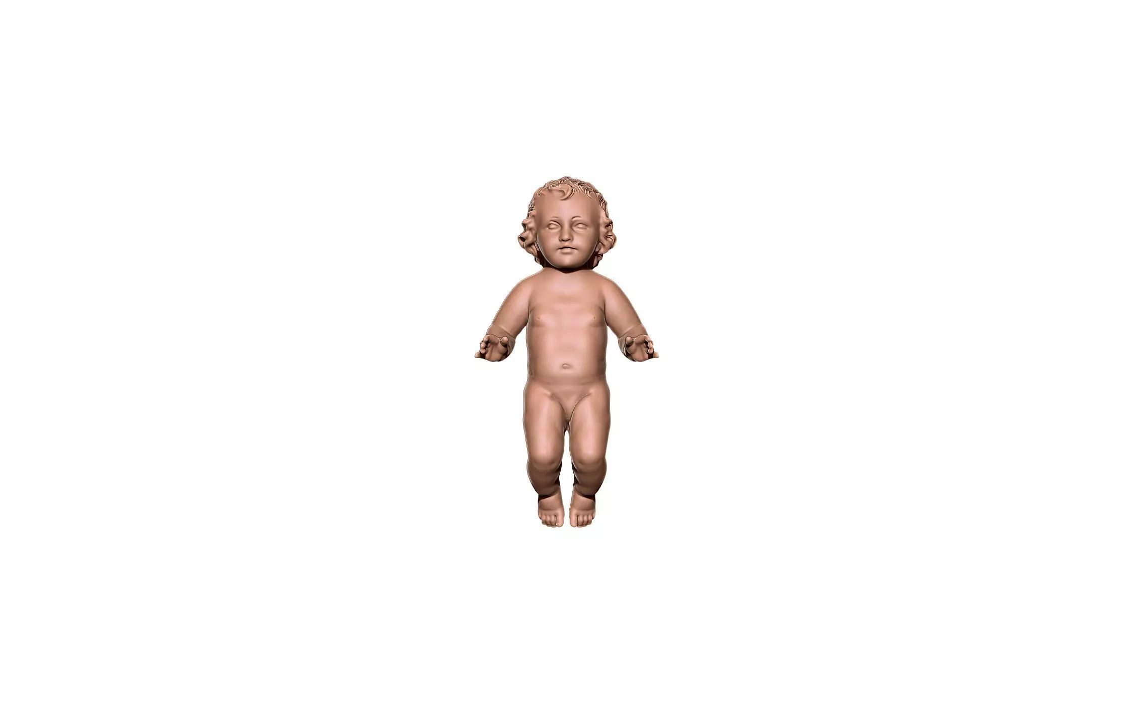 High detailed baby 3D print model_0