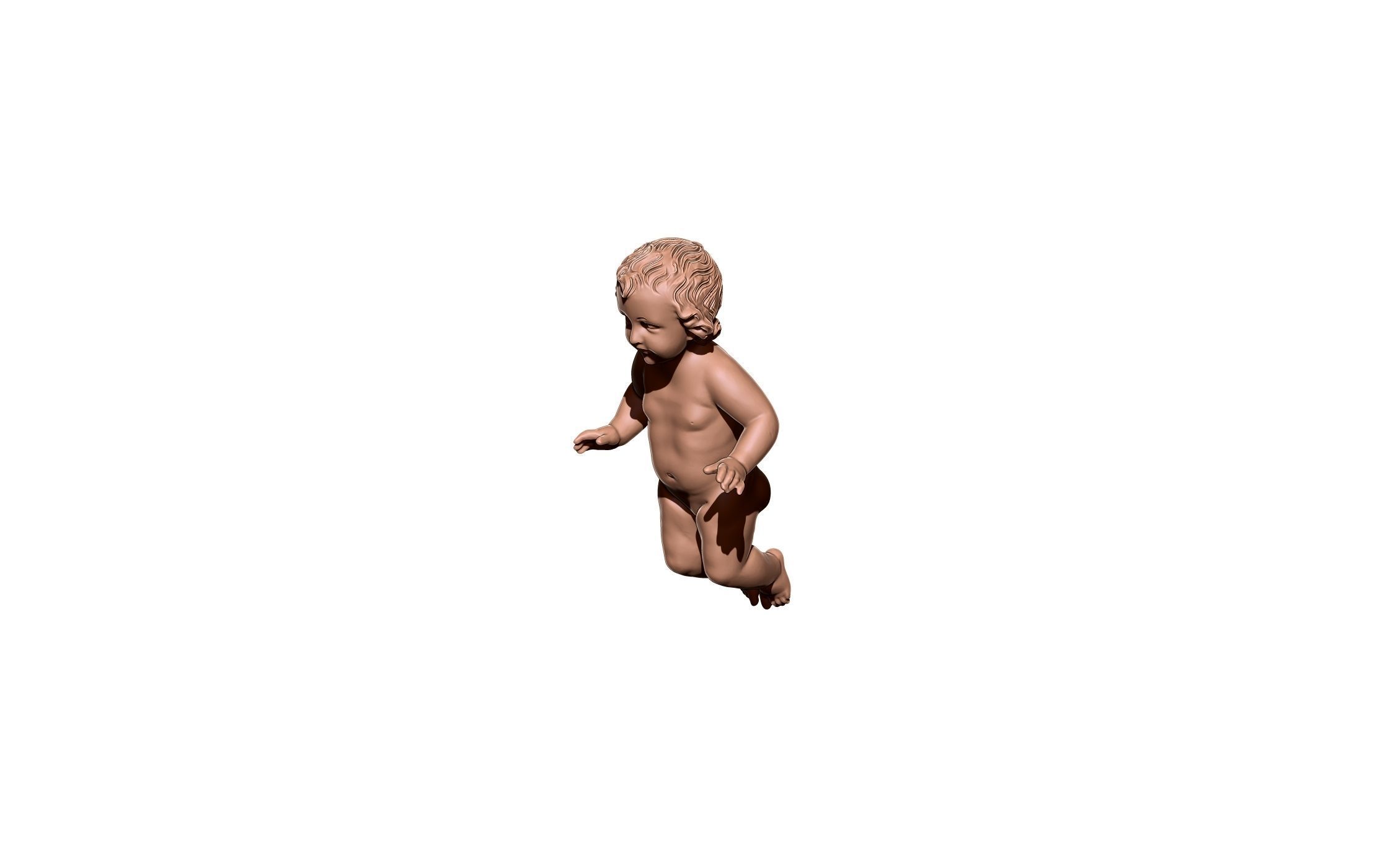High detailed baby 3D print model_1