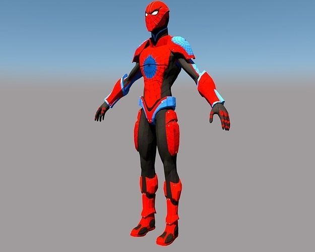robotic spider man 3D model