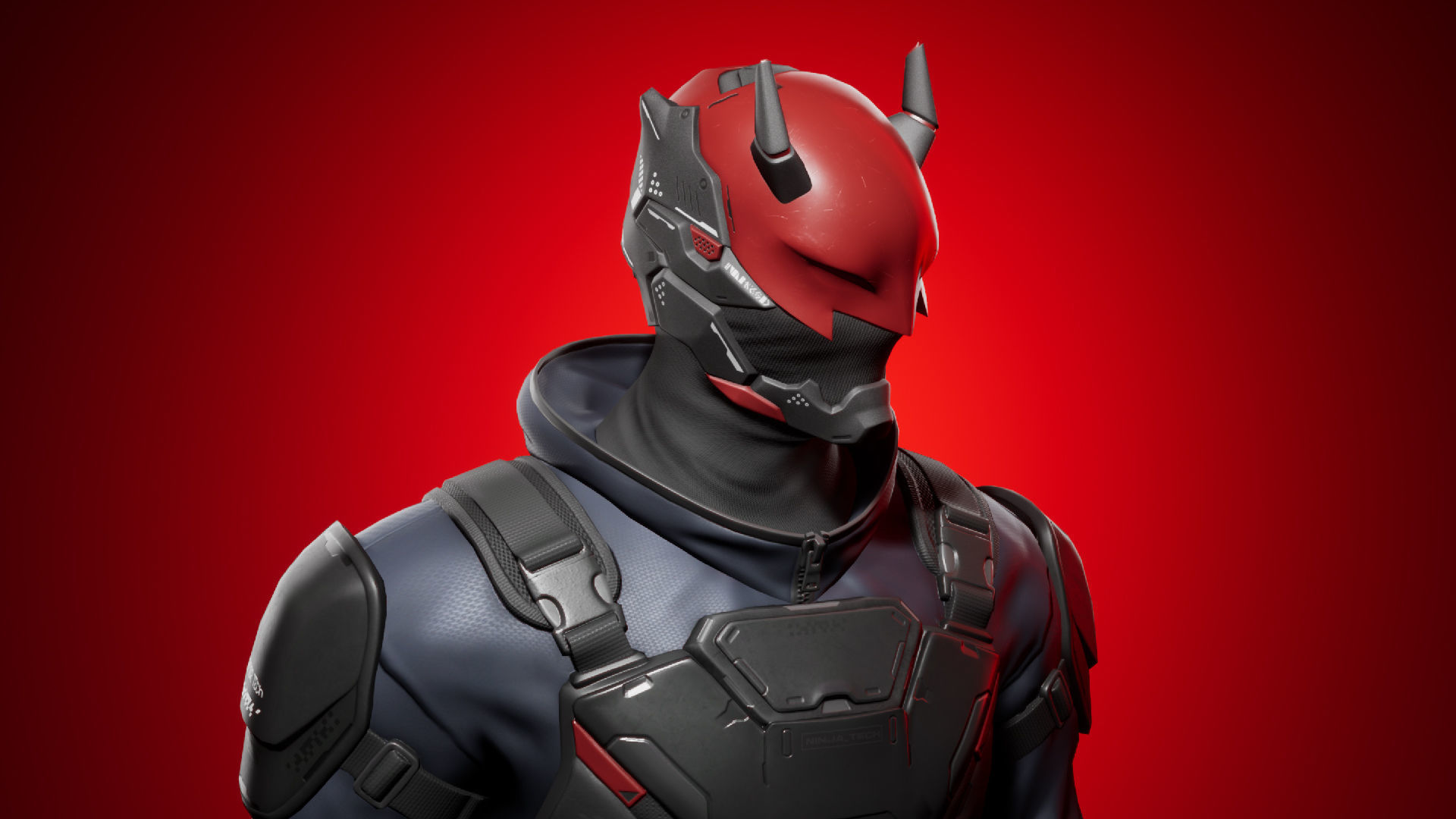 Urban Samurai Low-poly 3D model_3