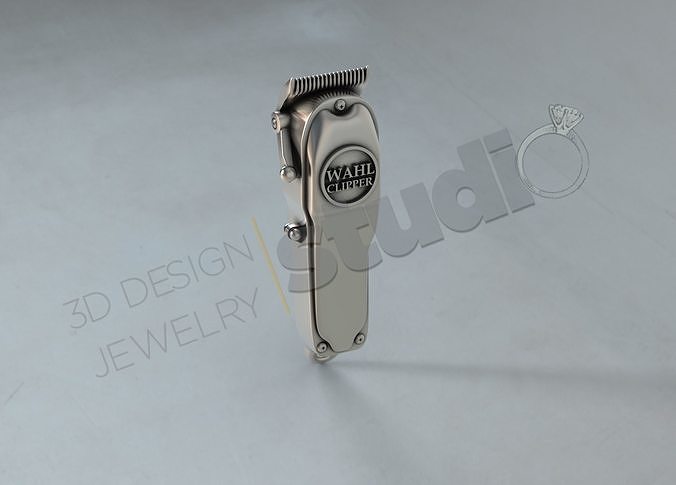 Detailed barber clipper 3d model 3D print model
