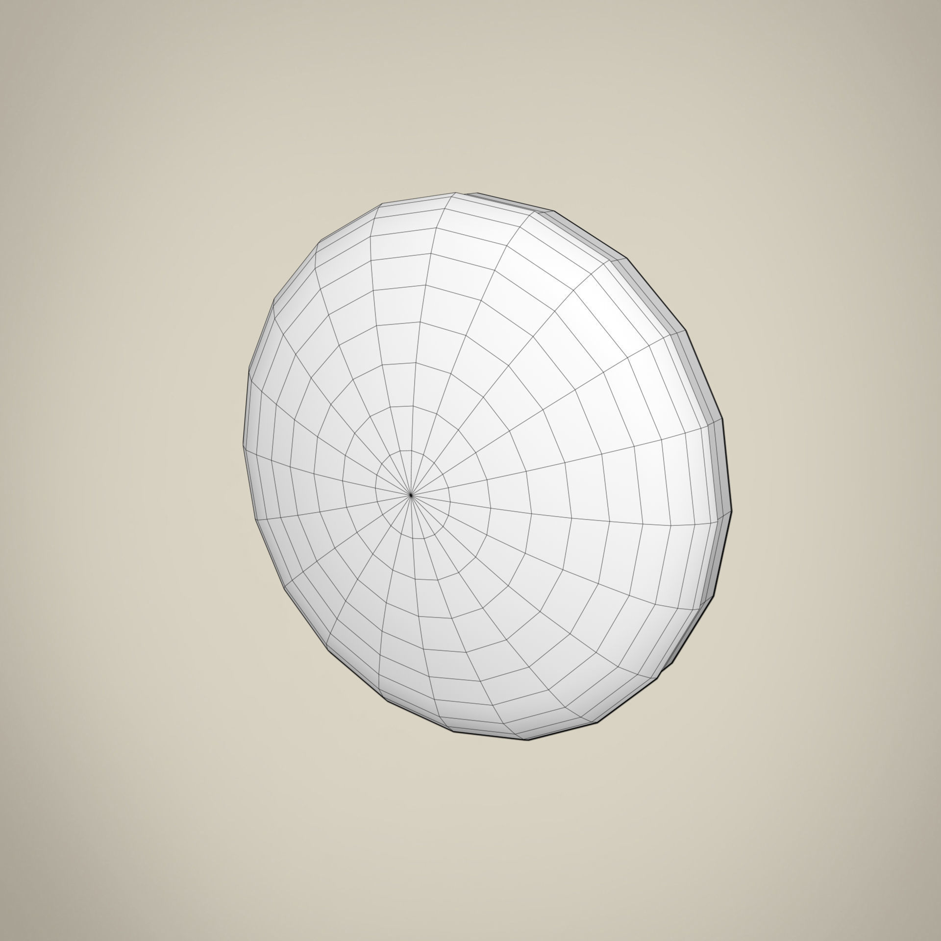 Uruguay Badge Low-poly 3D model_6