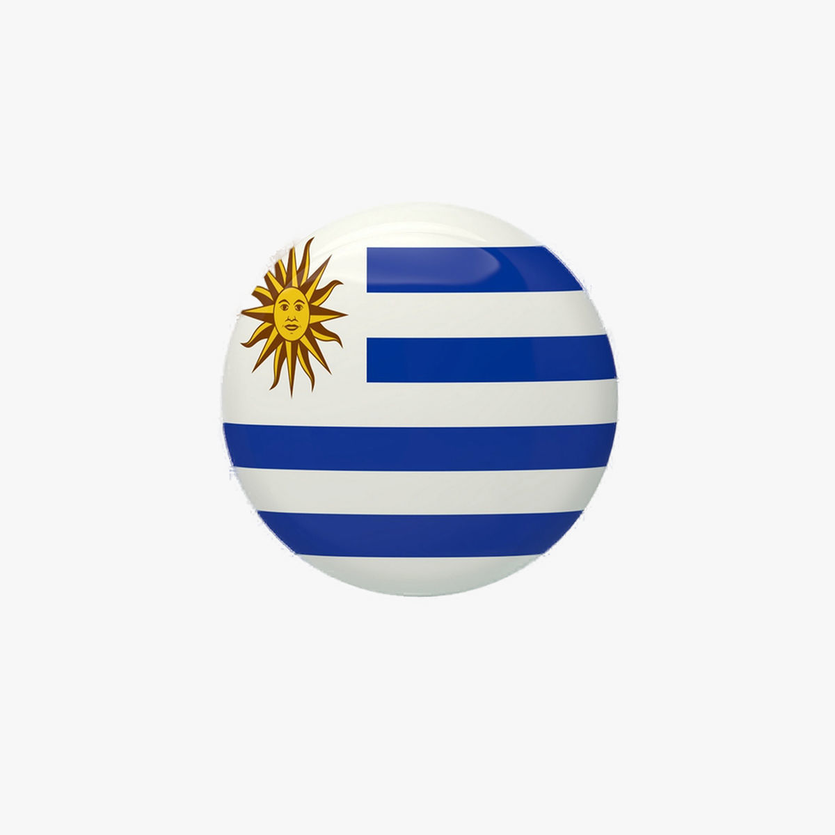 Uruguay Badge Low-poly 3D model_5