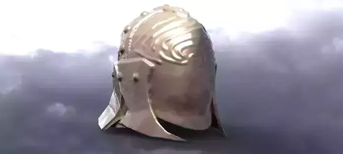 Iron mask helmet 