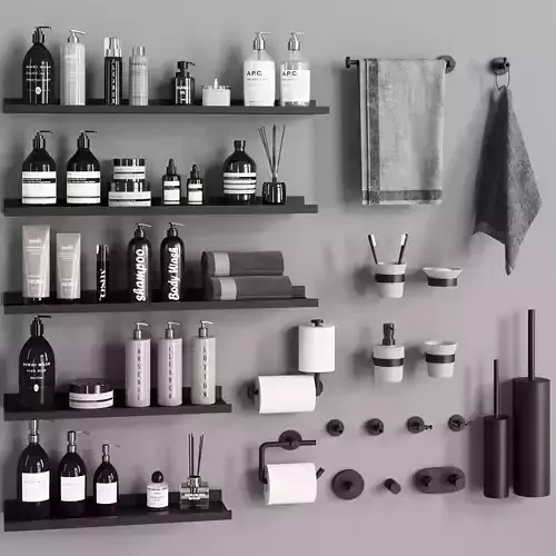 Bathroom Accessories 08 3D model