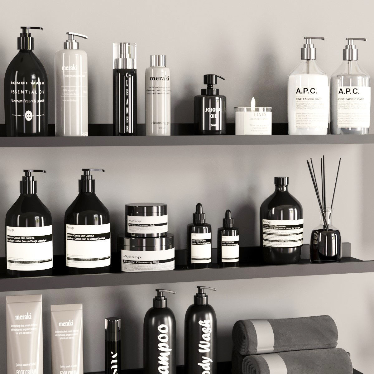 Bathroom Accessories 08 3D model_3