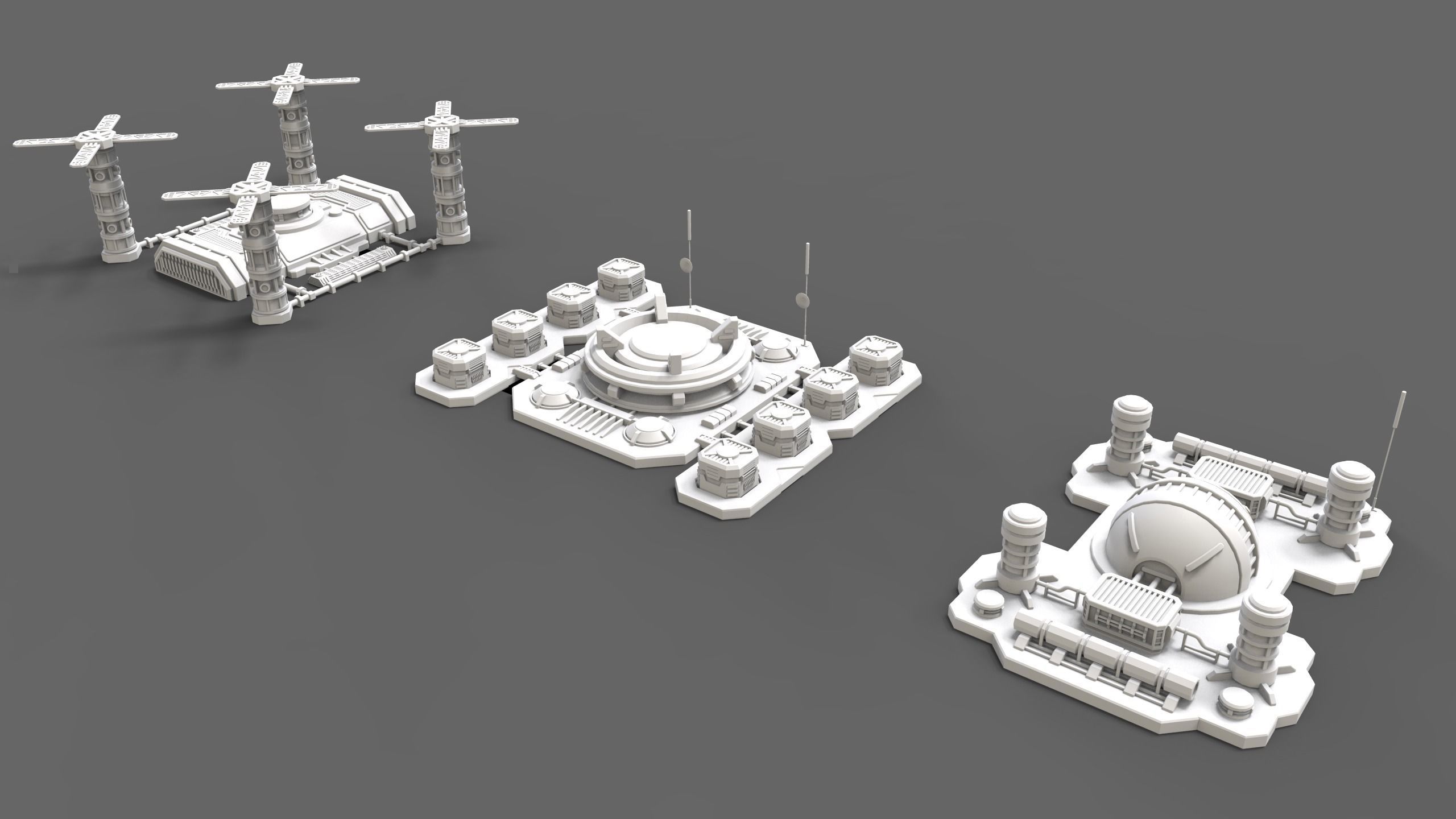 sci fi industrial objects 3 3D model_8