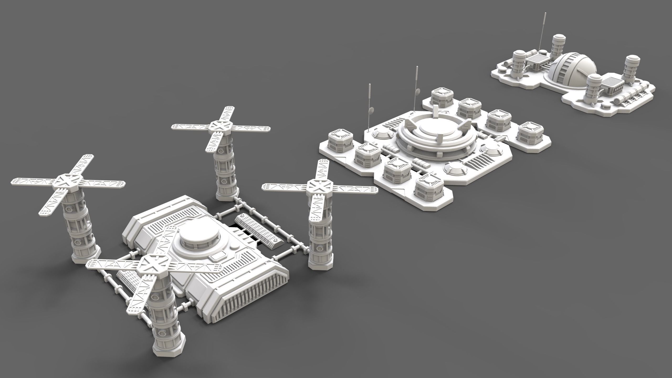 sci fi industrial objects 3 3D model_9