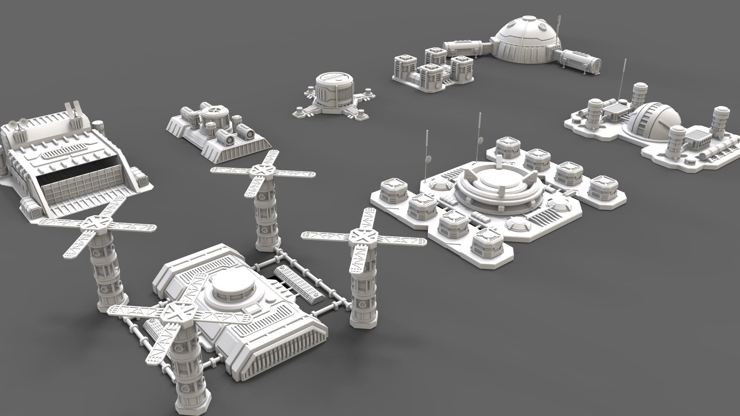 sci fi industrial objects 3 3D model_3