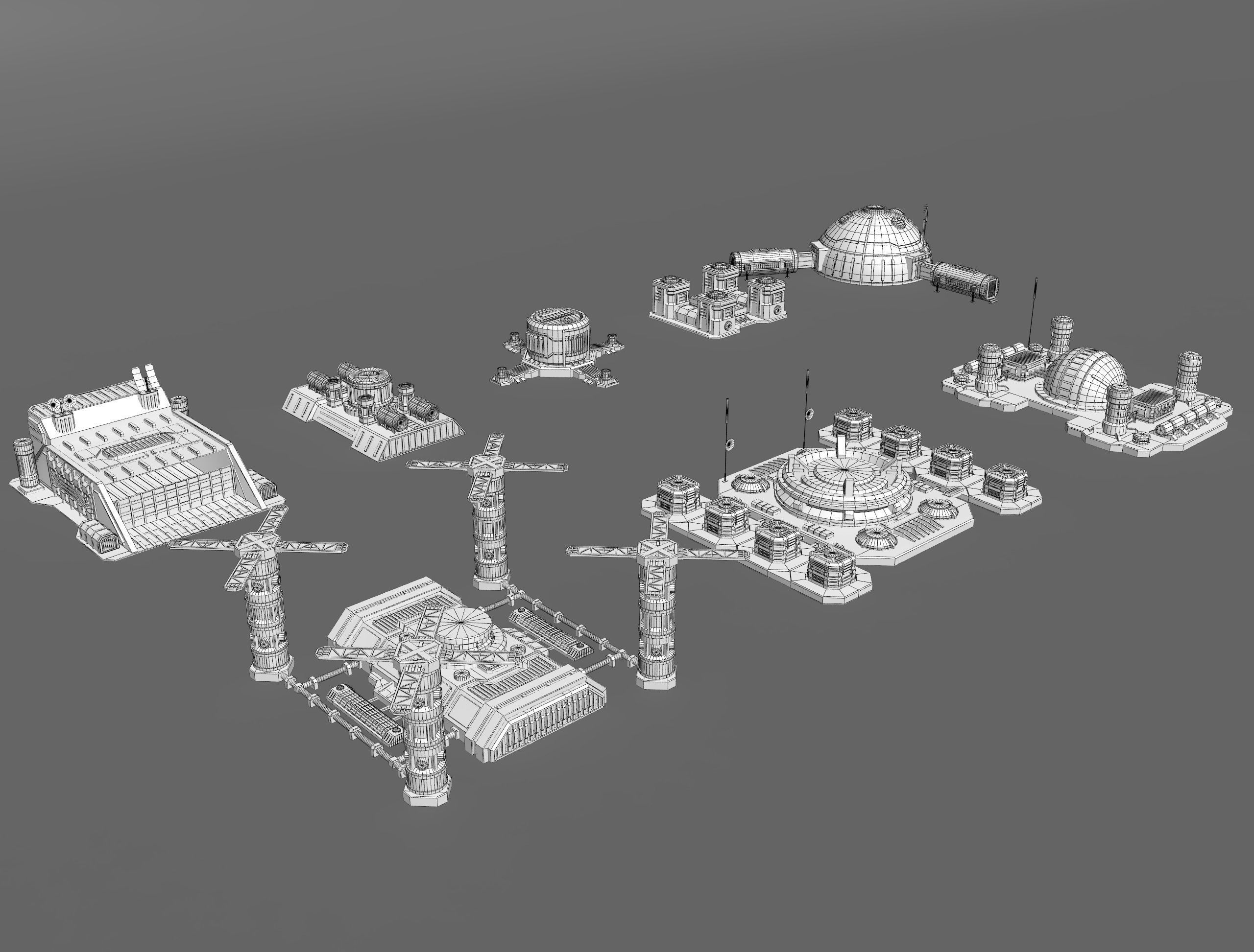 sci fi industrial objects 3 3D model_14