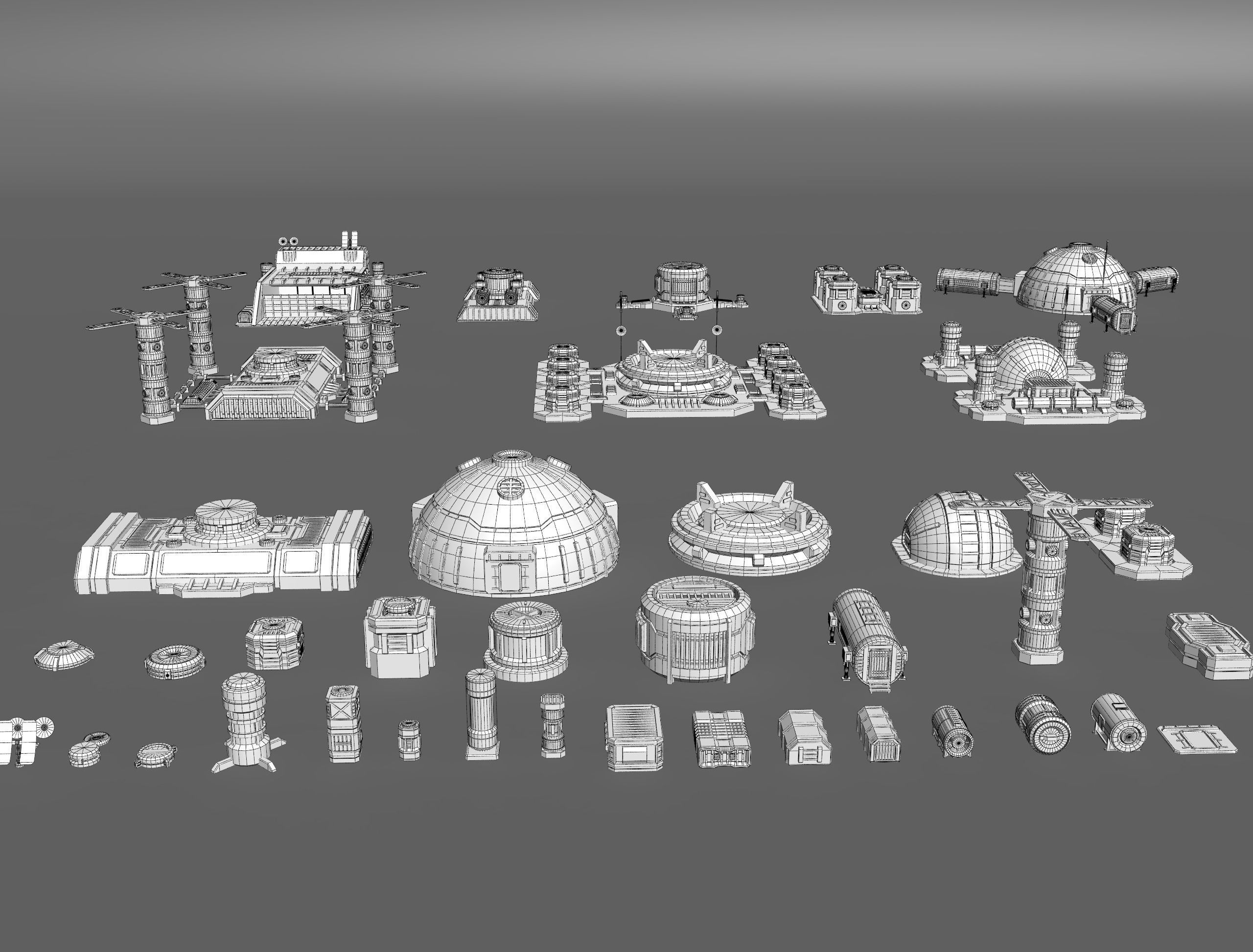 sci fi industrial objects 3 3D model_18