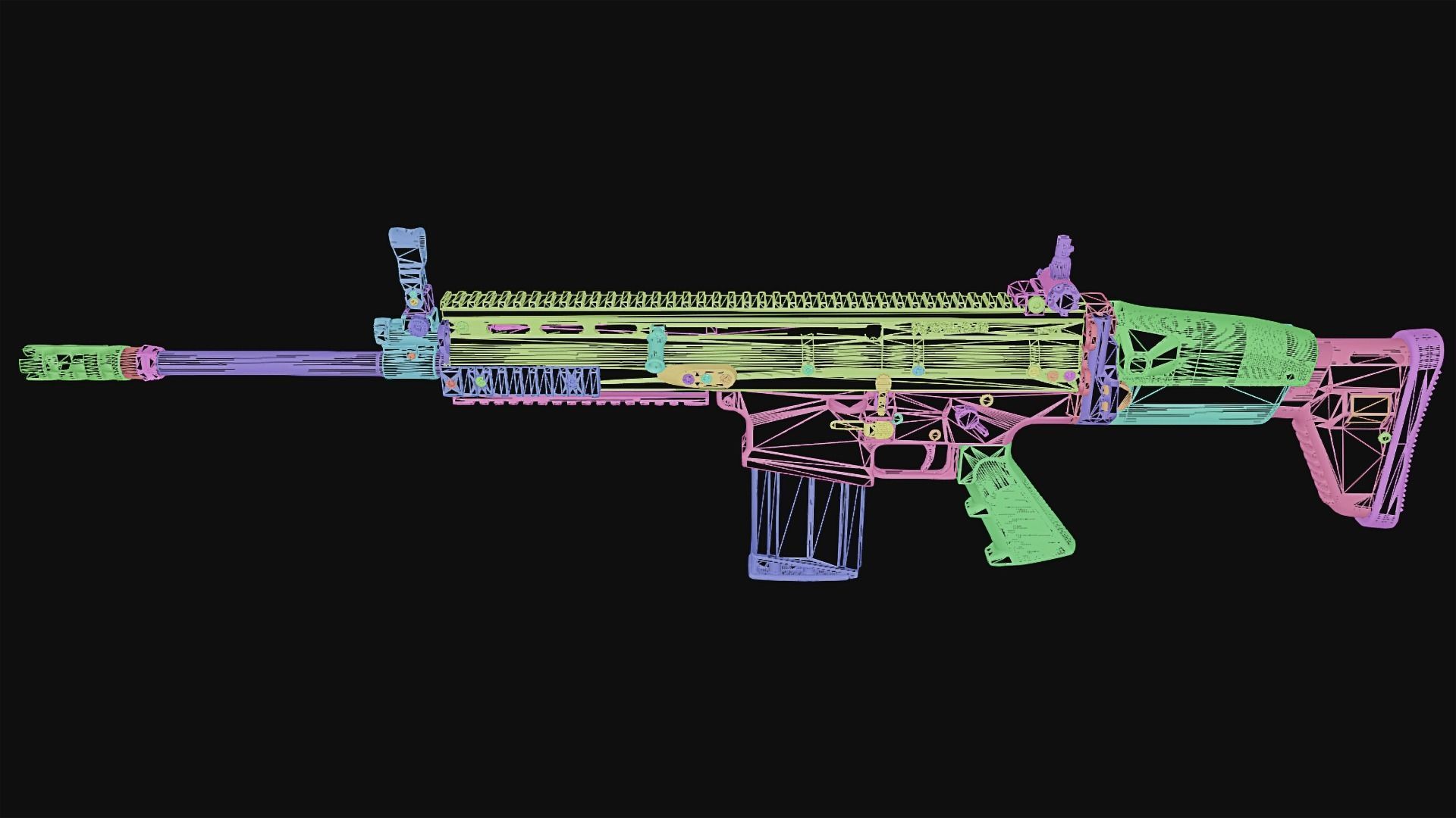 FN SCAR 17S NRCH 3D model_30