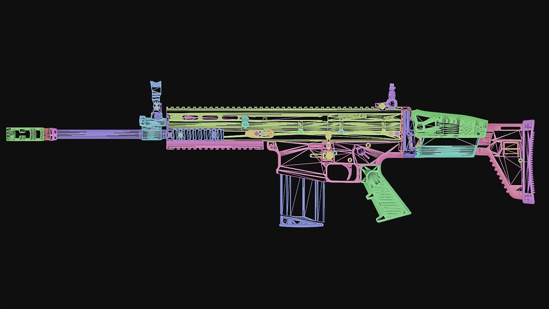FN SCAR 17S NRCH 3D model_29