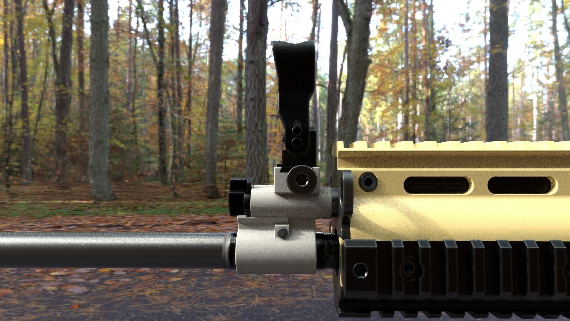 FN SCAR 17S NRCH 3D model_23