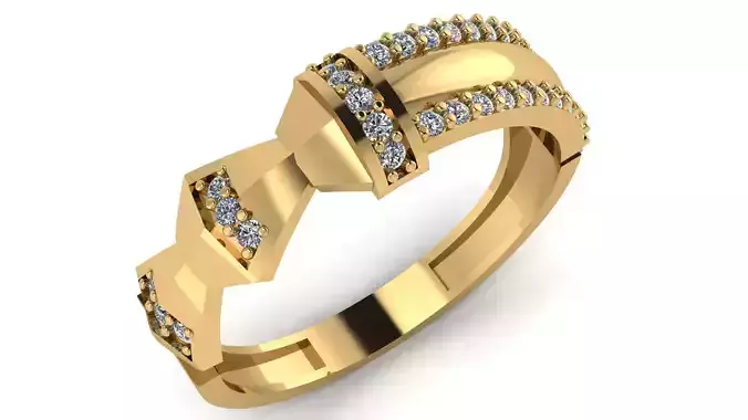 wedding Ring cocktail gemstone printable collection H 003