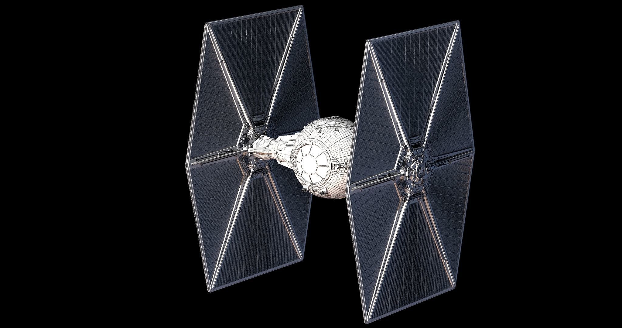 Tie Fighter - Star Wars 3D model_6