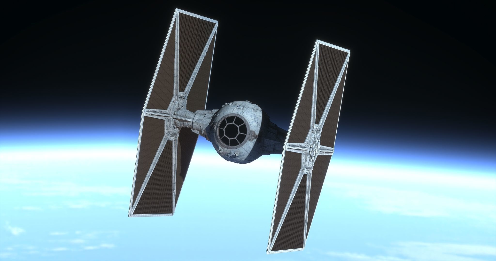 Tie Fighter - Star Wars 3D model_2