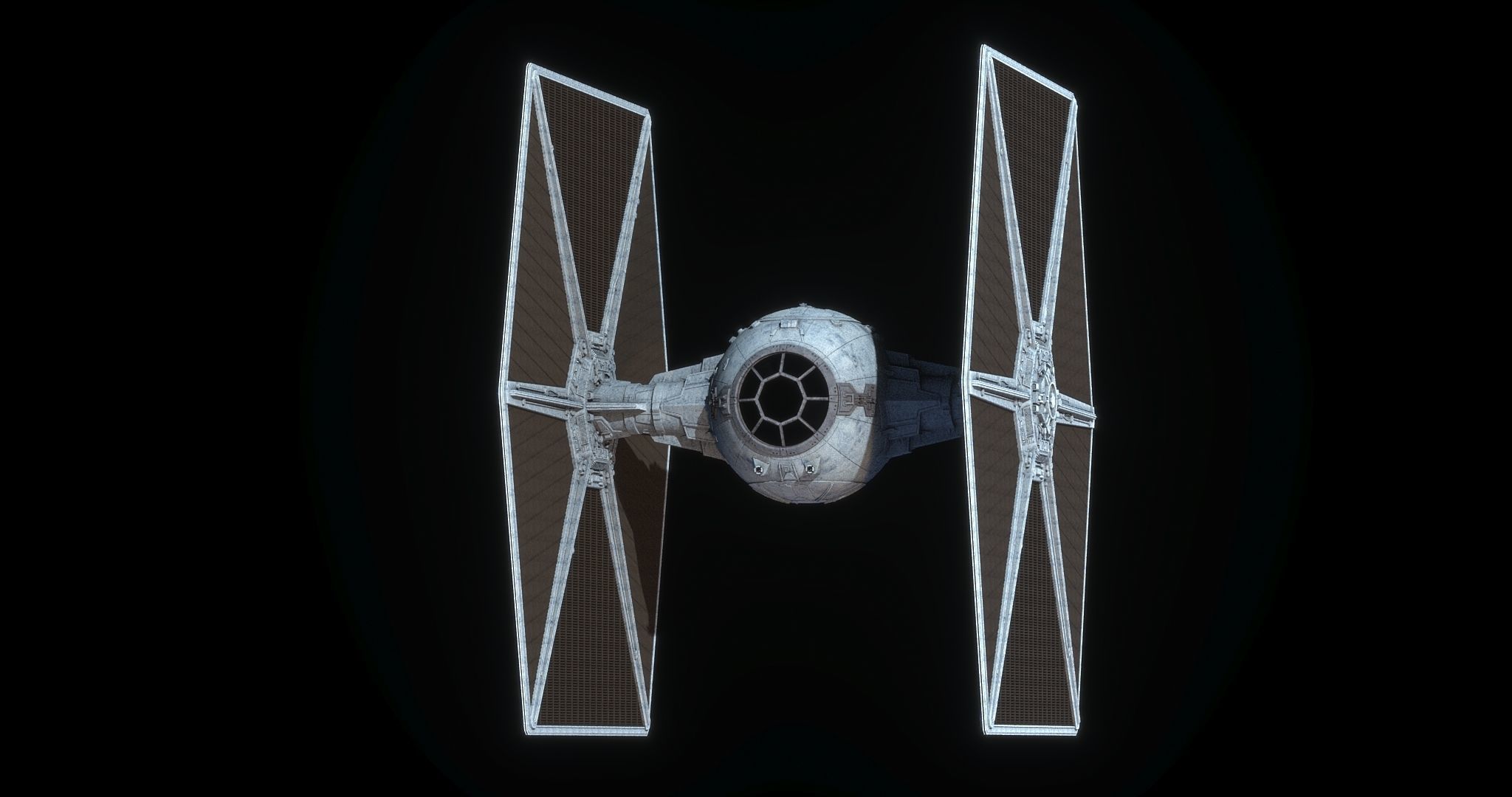Tie Fighter - Star Wars 3D model_4