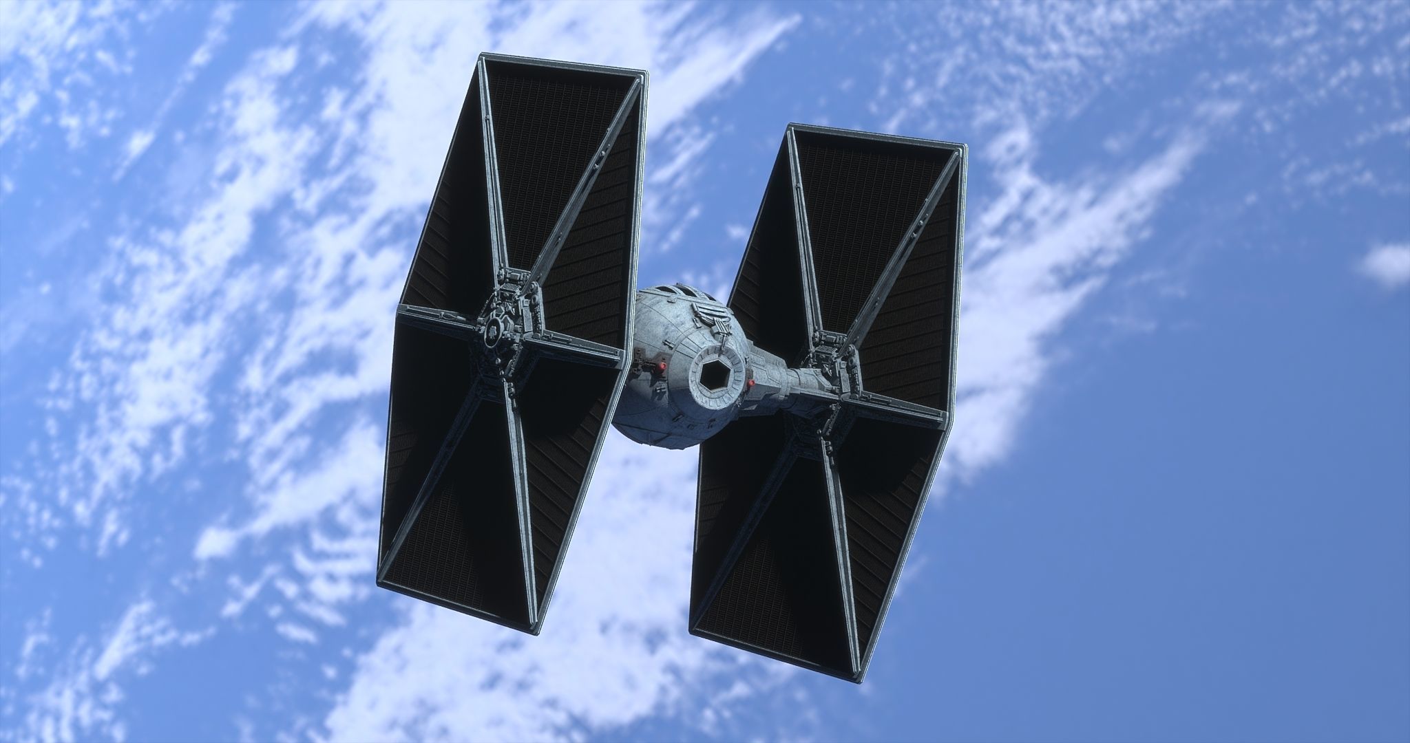 Tie Fighter - Star Wars 3D model_1