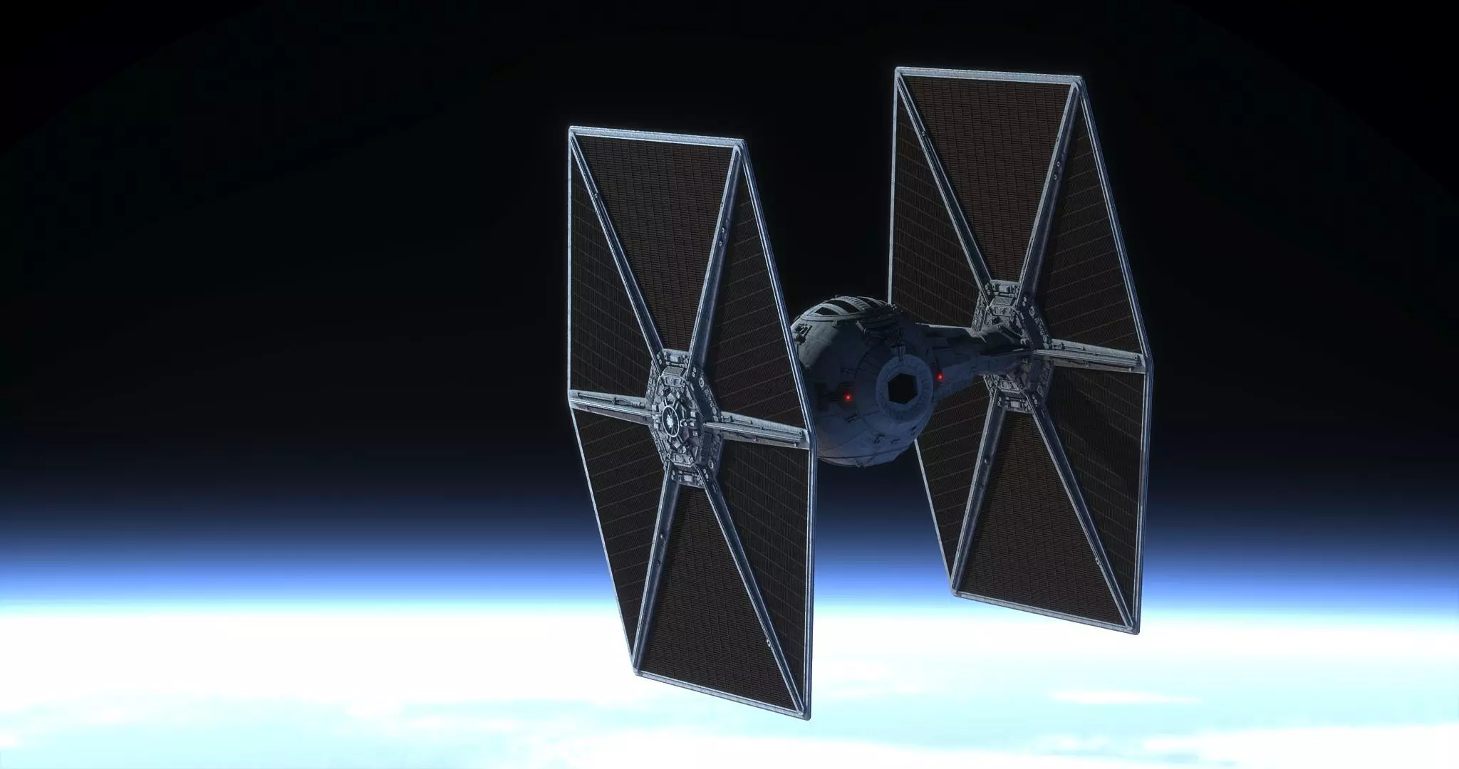 Tie Fighter - Star Wars 3D model_0