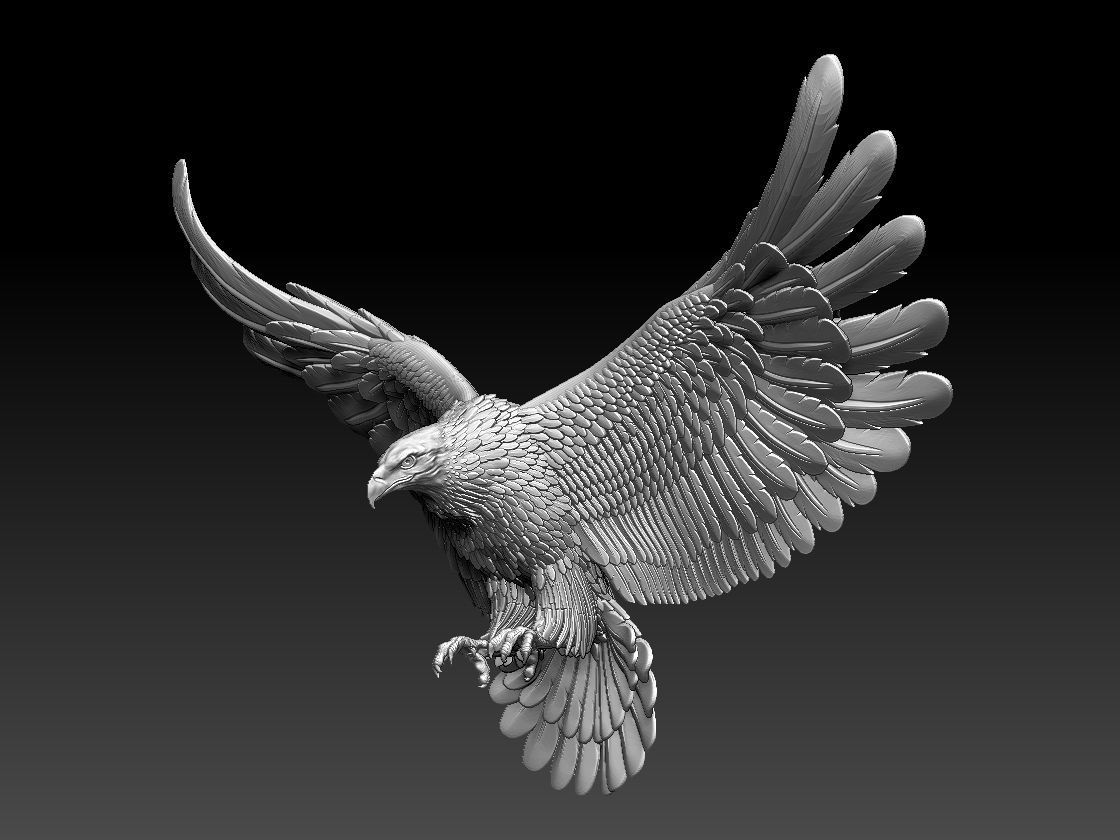 eagle 3D print model_55