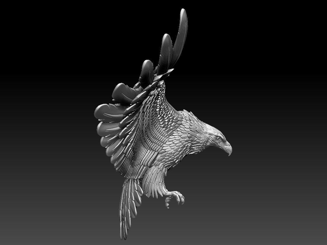 eagle 3D print model_41