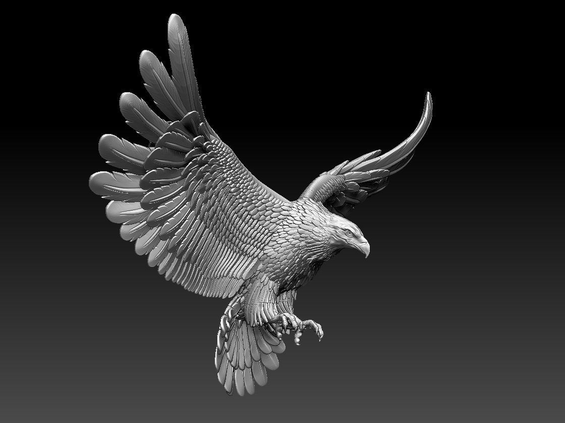eagle 3D print model_20