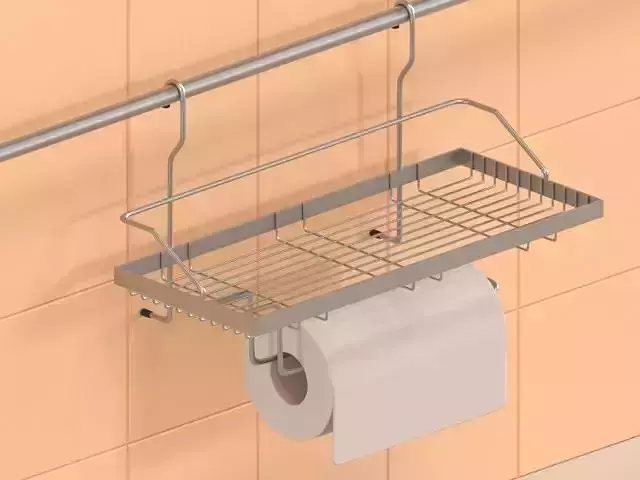 Metal Shelf - 3d HighPoli 