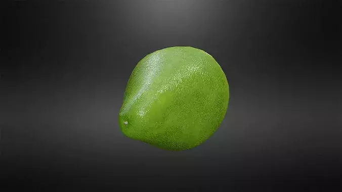 Avocado Low-poly 3D model 2