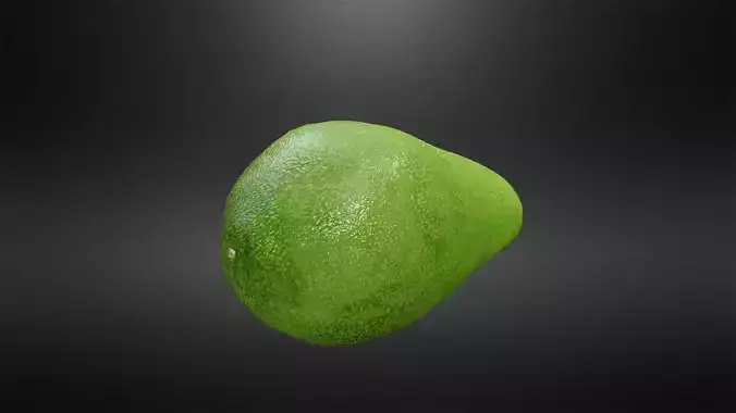 Avocado Low-poly 3D model