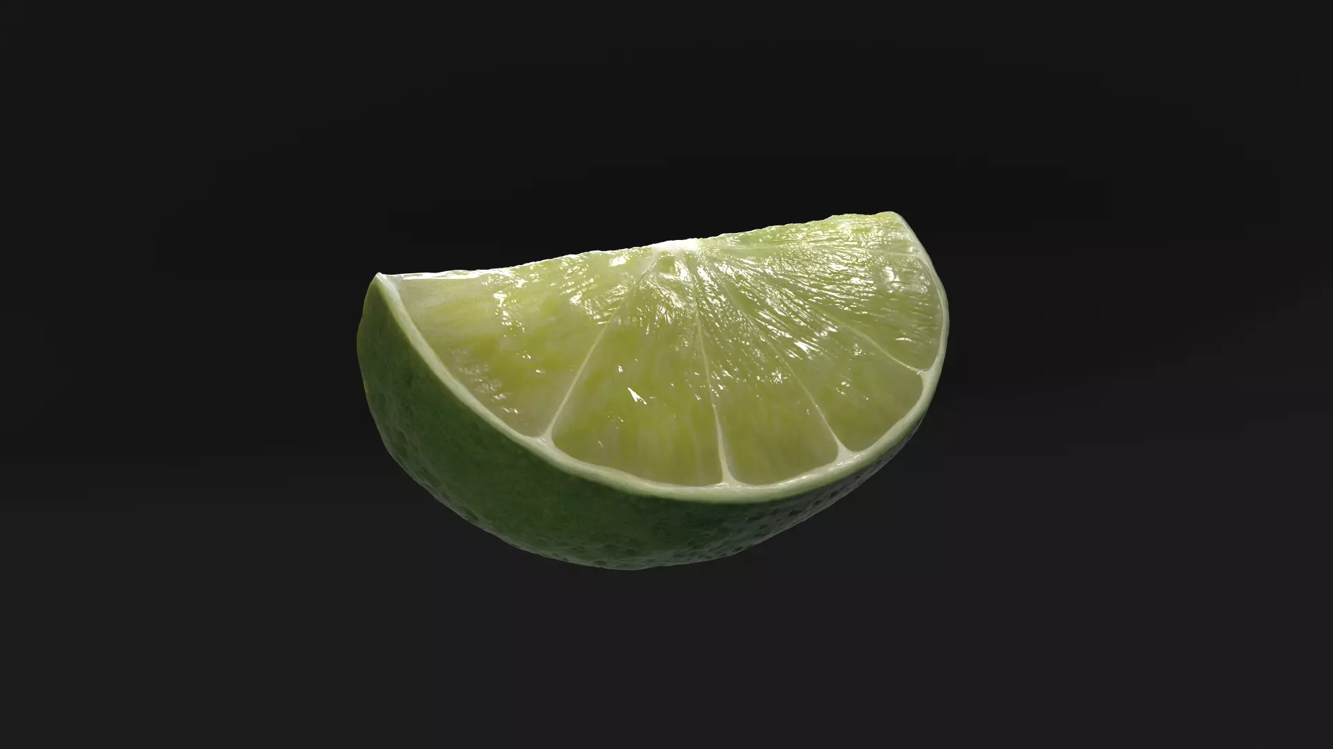 Lime Quarter 3D model