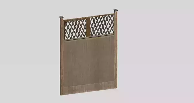 Modular panel fence and door set