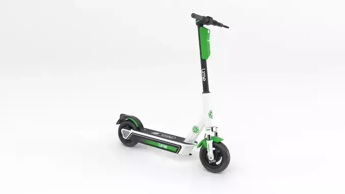 Lime Scooter 3D Model 3D model