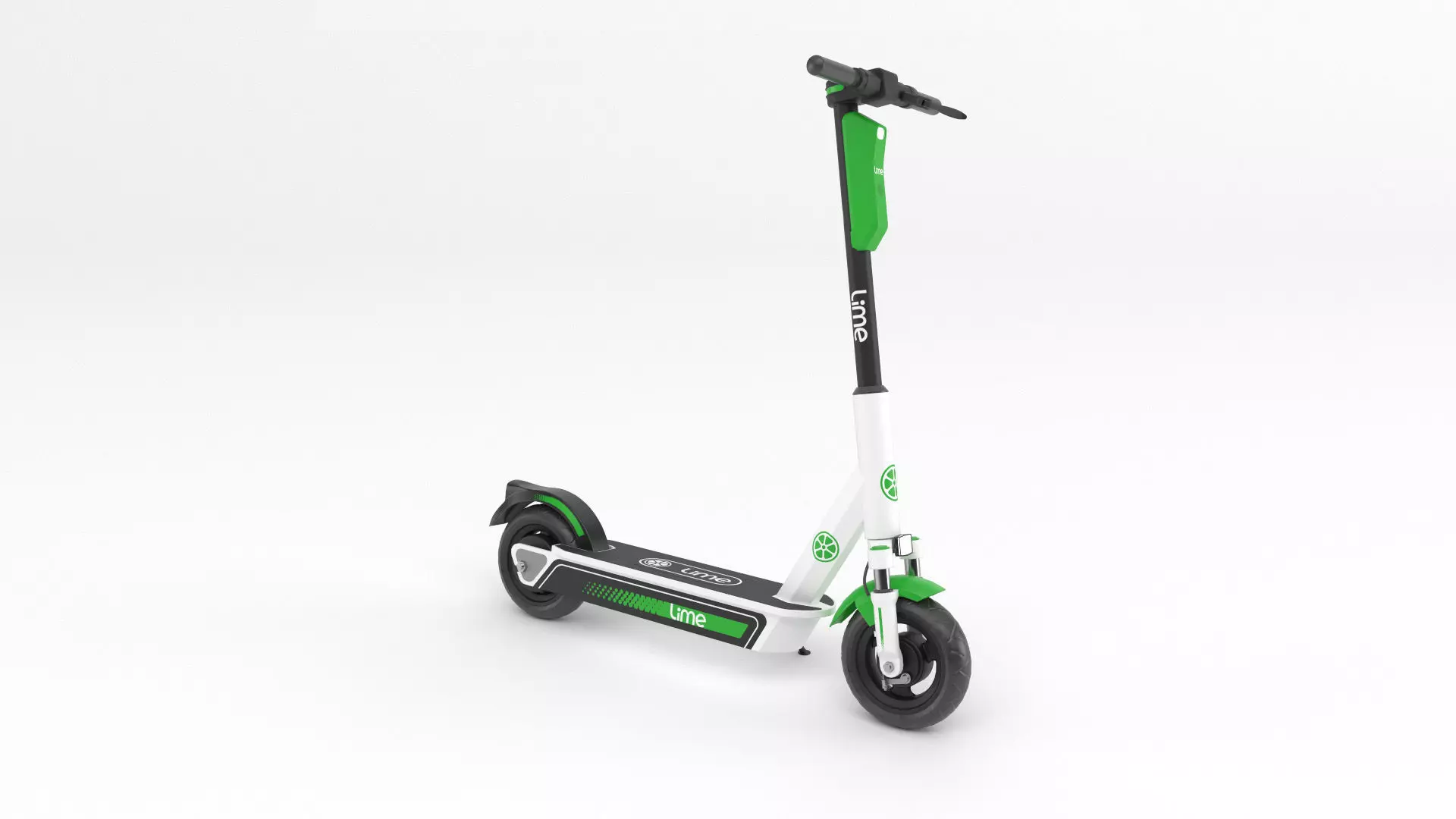 Lime Scooter 3D Model 3D model_0