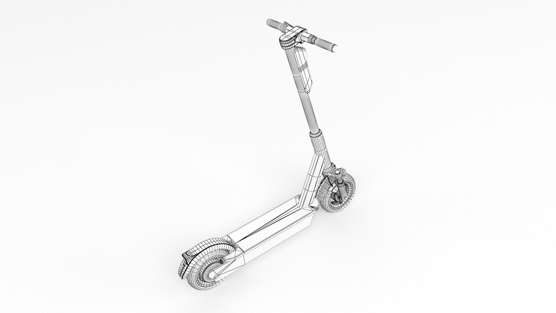 Lime Scooter 3D Model 3D model_13