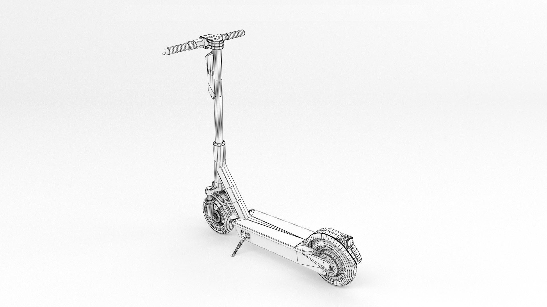 Lime Scooter 3D Model 3D model_14