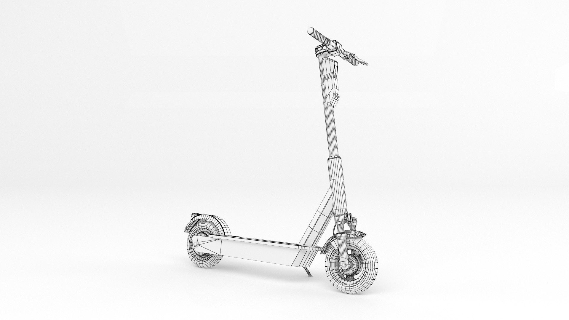 Lime Scooter 3D Model 3D model_9