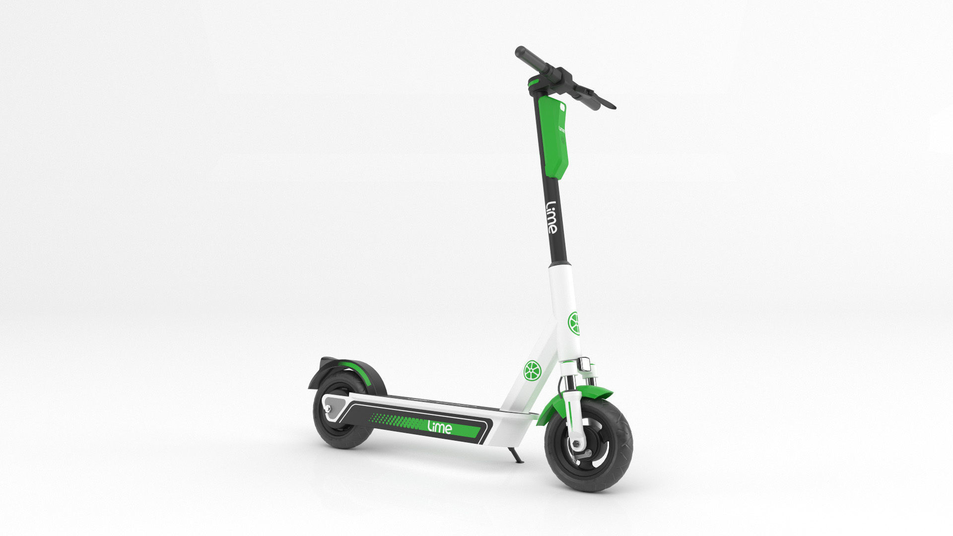 Lime Scooter 3D Model 3D model_1