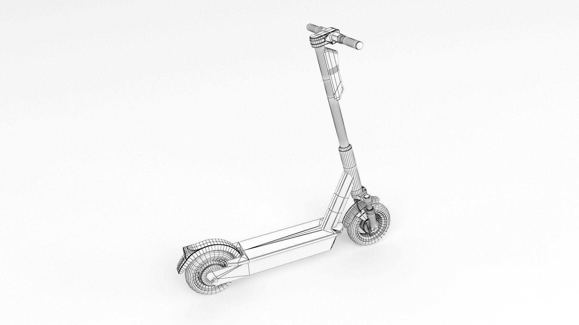Lime Scooter 3D Model 3D model_11