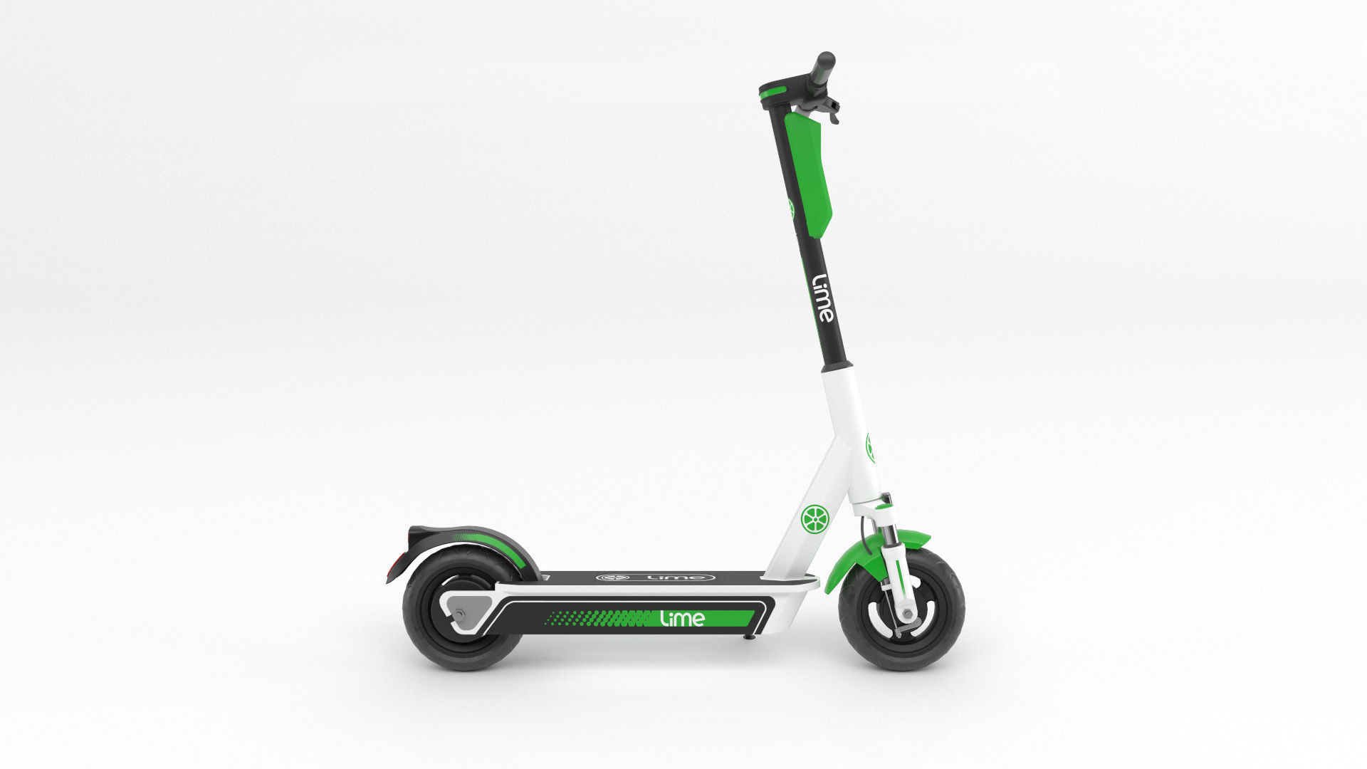Lime Scooter 3D Model 3D model_2