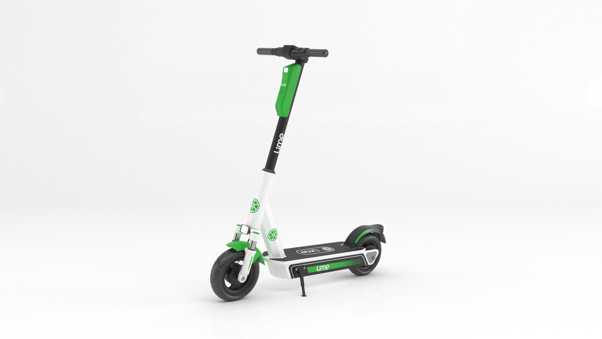 Lime Scooter 3D Model 3D model_7