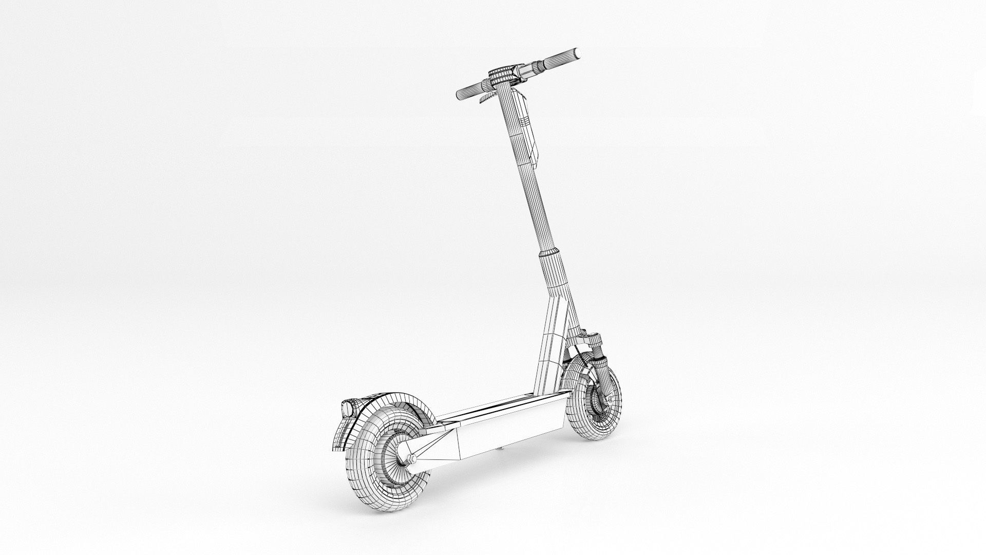 Lime Scooter 3D Model 3D model_12