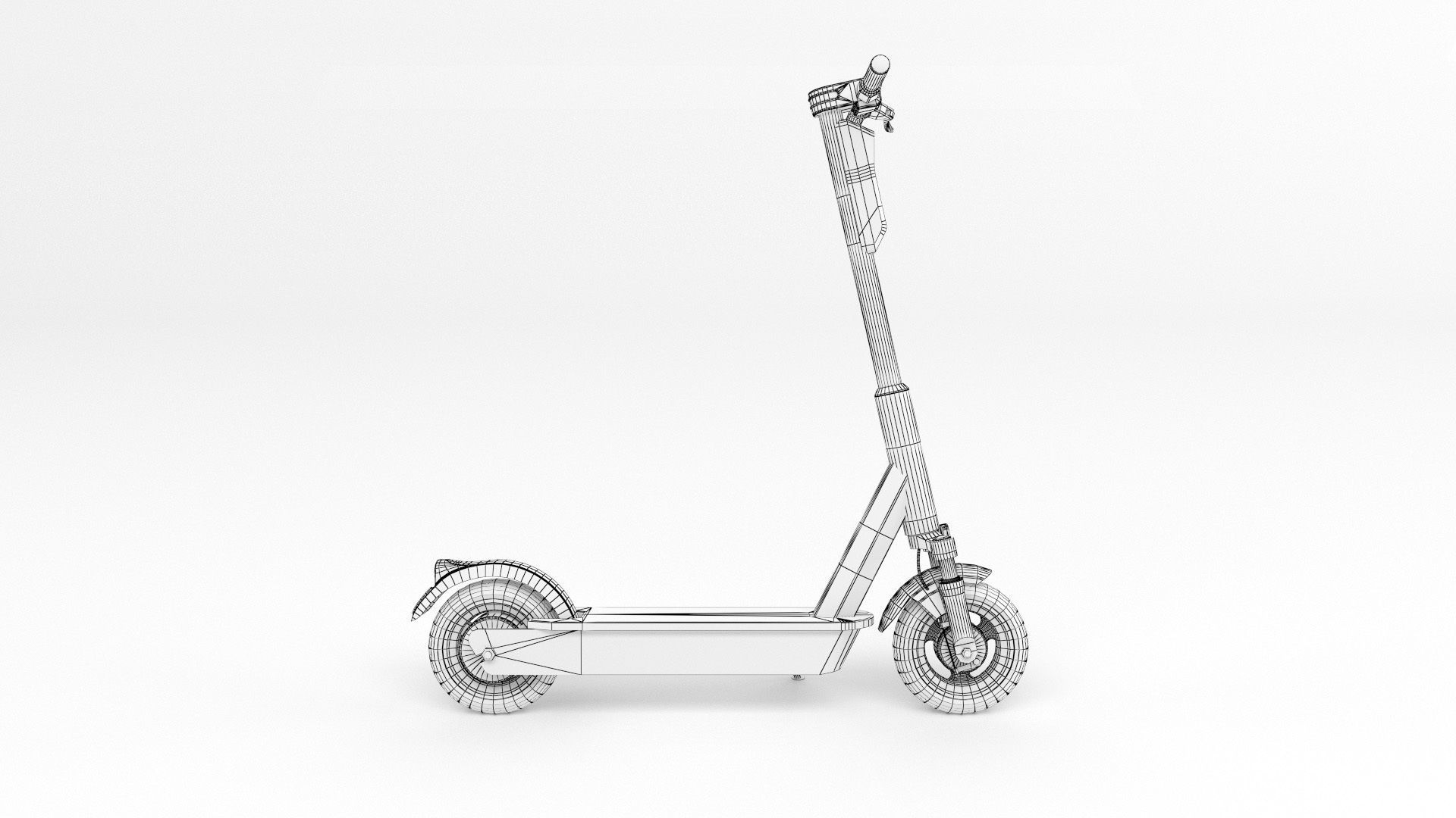 Lime Scooter 3D Model 3D model_10