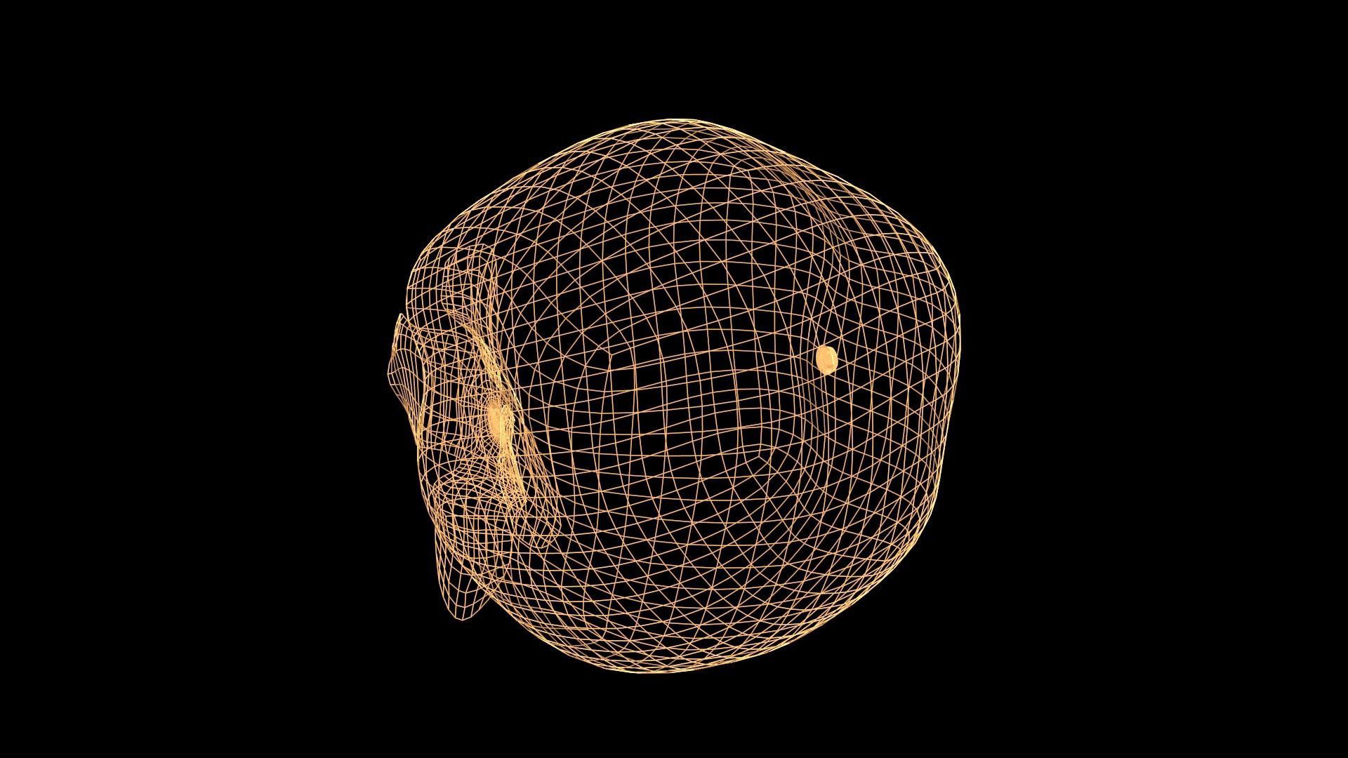 Caqui persimmon Low-poly 3D model_8