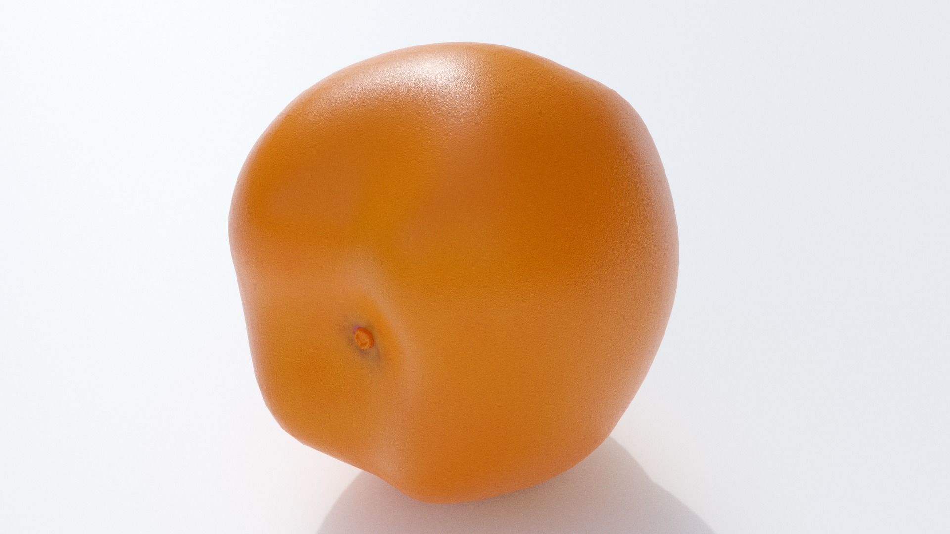 Caqui persimmon Low-poly 3D model_3