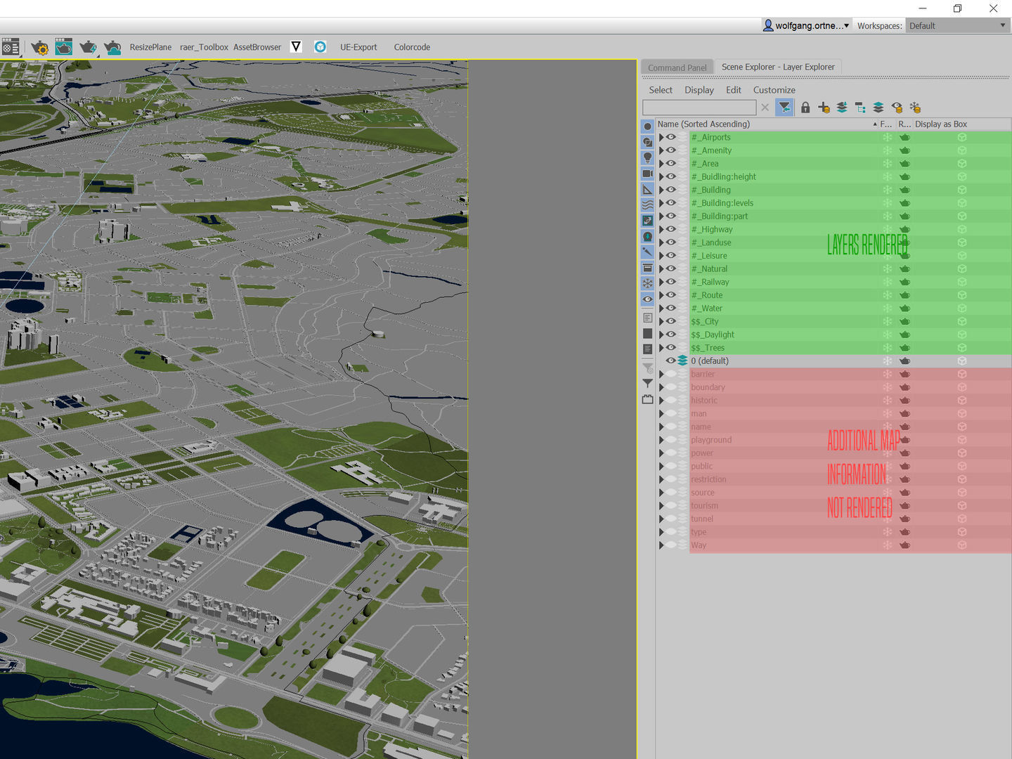 Canberra Australia 50x50km 3D City Map 3D model_11