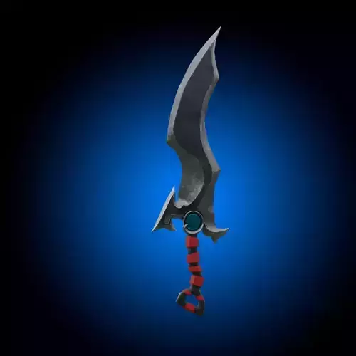 Stylized Sword Weapon Melee PBR low-poly game ready